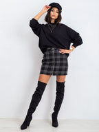 Komfortowa bawełniana bluza basic w kolorze czarnym - Bianca
